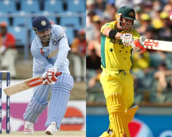 Virender Sehwag and David Warner (File Photo)