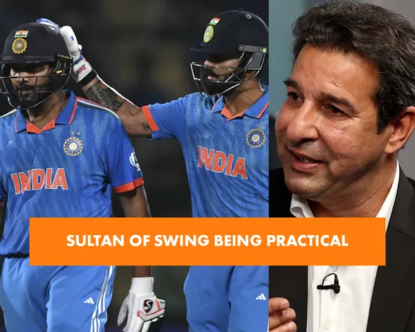 Wasim Akram and Rohit Sharma, Virat Kohli (File Photo: Twitter) 