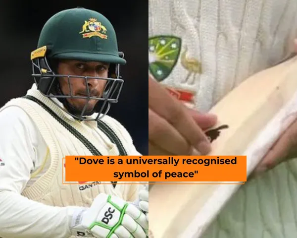 Usman Khawaja forced to remove Dove Logo