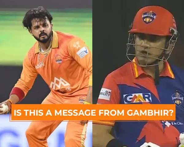 Gautam Gambhir and S Sreesanth (File Photo: Twitter) 