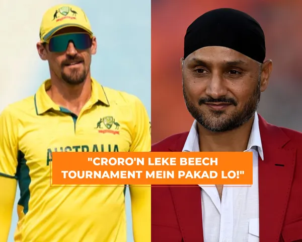 Harbhajan Singh and Mitchell Starc (File Photo: Twitter) 