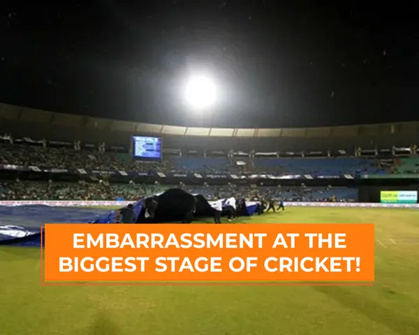 Shaheed Veer Narayan Singh Stadium with no electricity ahead of India vs Australia T20I (File Photo: Twitter)  