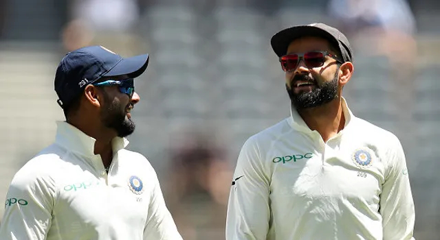 Virat Kohli and Rishabh Pant