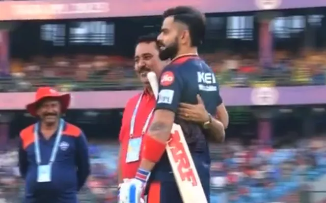 Virat Kohli meets his childhood coach