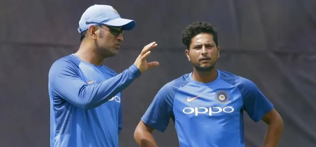 MS Dhoni-Kuldeep Yadav