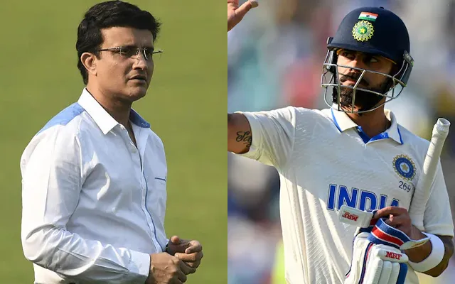 Sourav Ganguly and Virat Kohli