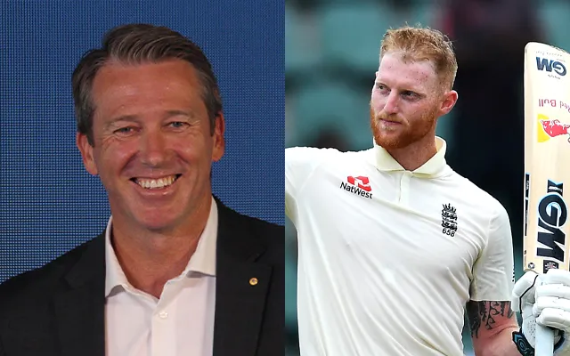 Glenn Mcgrath and Ben Stokes
