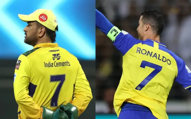 MS Dhoni and Cristiano Ronaldo