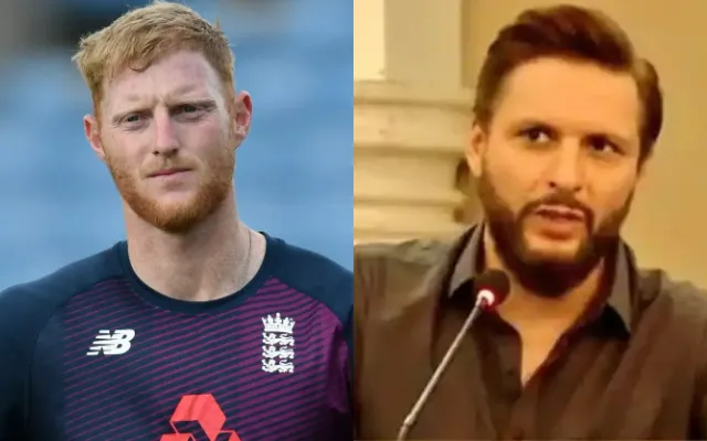 Shahid Afridi and Ben Stokes