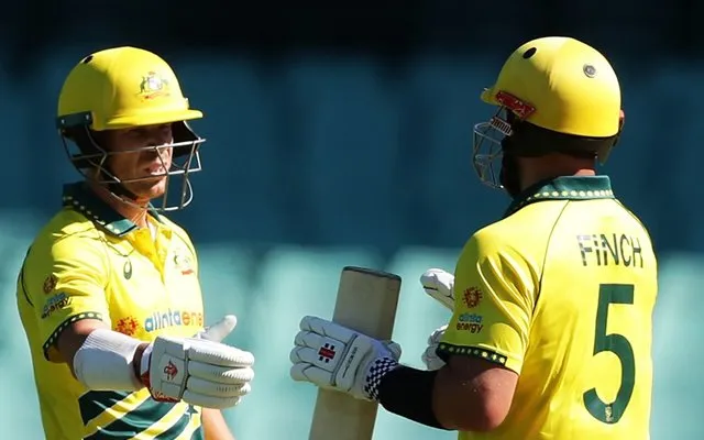 Aaron FInch and David Warner