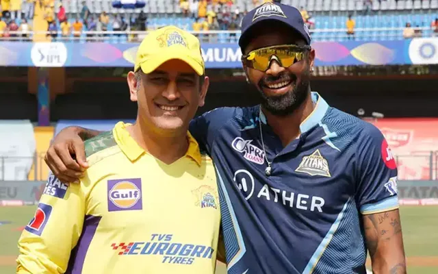 MS Dhoni and Hardik Pandya