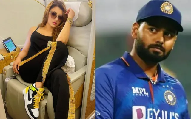 Urvashi Rautela and Rishabh Pant