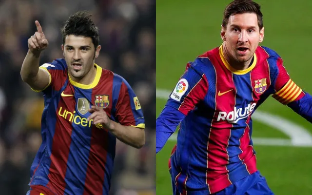 David Villa, Lionel Messi