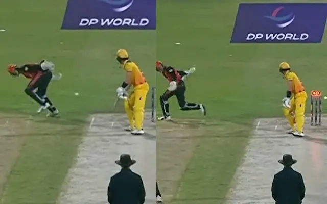 Sam Billings pulls off an MS Dhoni