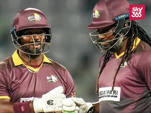 Chris Gayle and Dwayne Smith