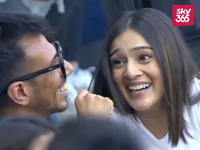 Yuzvendra Chahal and RJ Mahvash