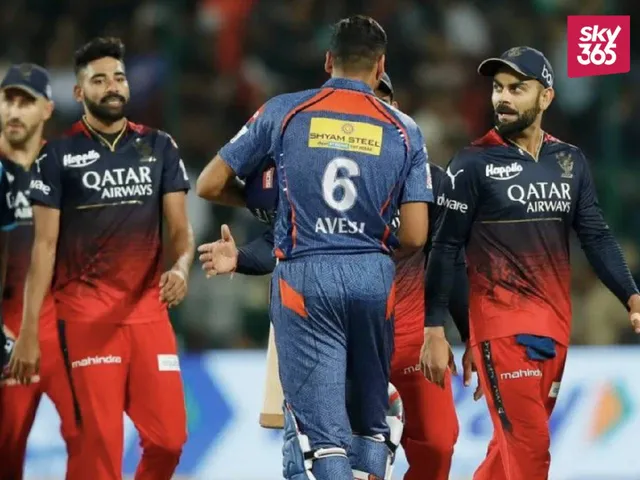 IPL 2025 LSG vs RCB Match 59