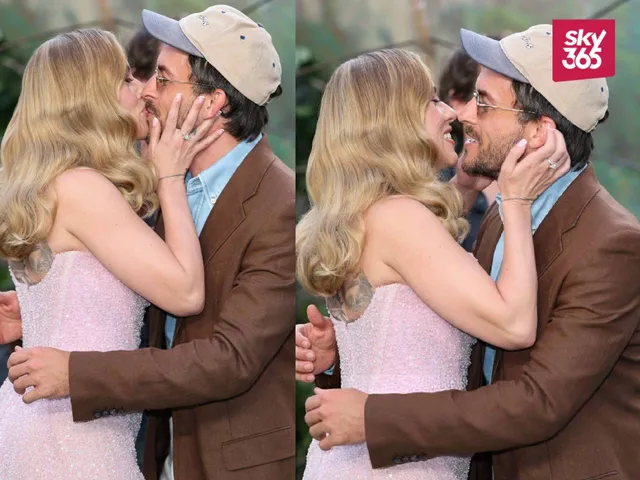 Scarlett Johansson and Jonathan Bailey
