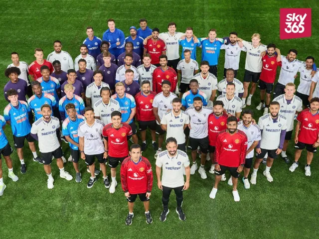 Team India Meets Manchester United