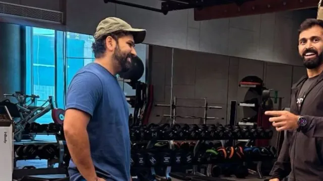Rohit Sharma begins preparation for Australia ODIs, trains with Abhishek Nayar