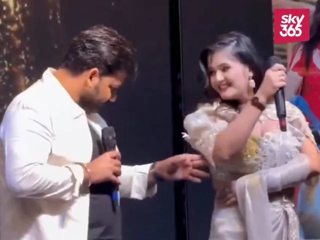 Pawan Singh and Anjali Raghav