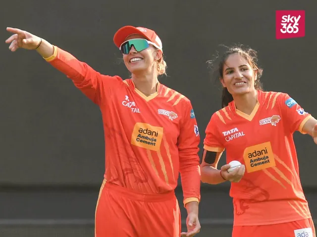 GG W vs RCB W Match 9