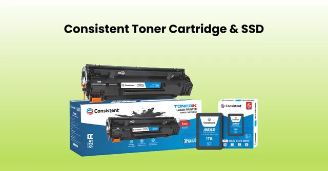 consistent toner cartridge & SSD