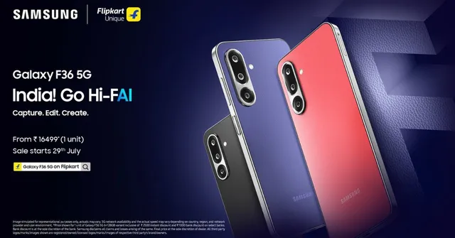 Samsung launches Galaxy F36 5G in India with AI and leather finish