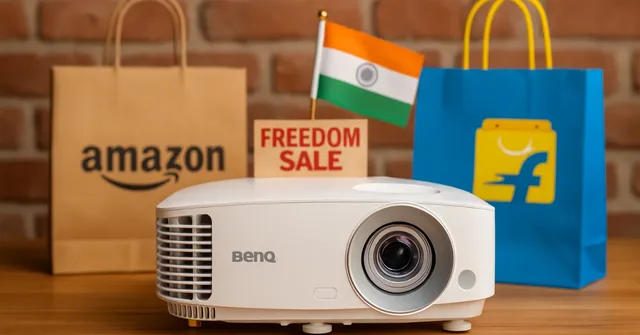 Projector deals by BenQ during Amazon and Flipkart Freedom Day Sale