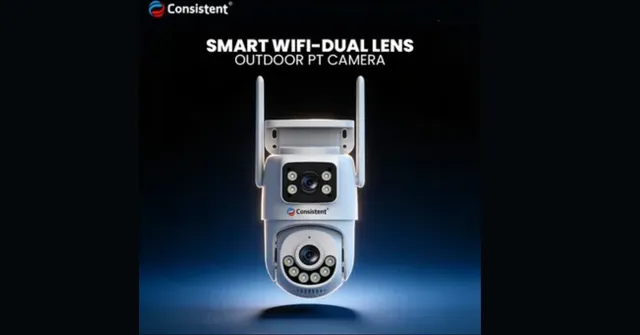 Eye Q Series Smart Wi-Fi Dual Lens Outdoor PT Camera