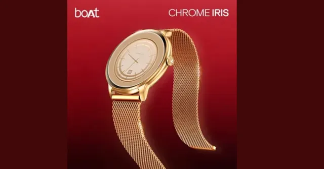 boAt Chrome Iris smartwatch launch