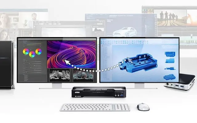 ATEN Introduces CM1942 KVM Multitasking Switch