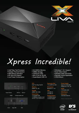 ECS's revolutionary mini PC