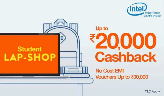 Cashbacks up to Rs. 20,000, interest-free EMIs, and more with Paytm Mall’s ‘Student Lap-Shop’ sale