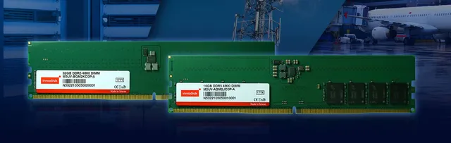 Innodisk Releases Industrial-Grade DDR5 DRAM Modules