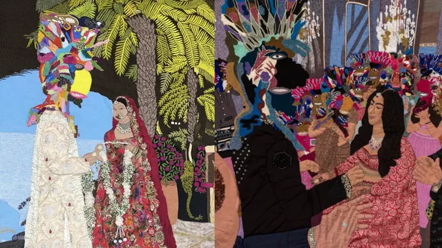 Viraj Khanna On Indian Weddings And Zardozi Stories In His LA Solo Debut