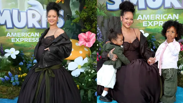 Rihanna And Her Two Sons Shut The Red Carpet Down