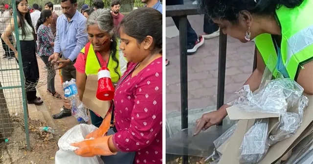 These Bengaluru Volunteers Tackle the Mountain of Waste Left Behind After IPL Matches