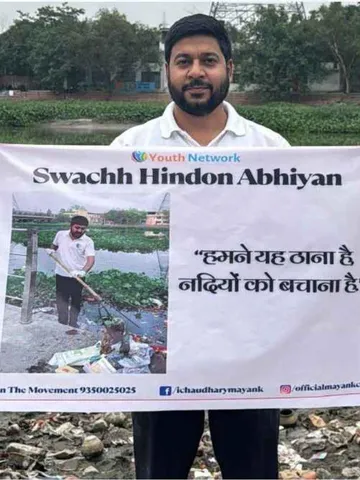 One Man’s Clever Idea Stopped 1000 Kg of Waste From Entering Ghaziabad’s River in Just 60 Days!