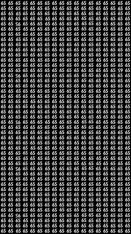 Optical Illusion: क्या आप 8 सेकंड में ढूंढ सकते हैं उल्टा लिखा 65 और 95?