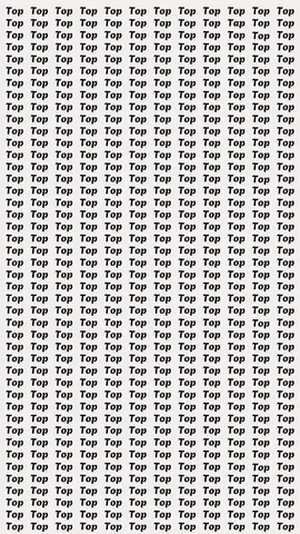 Optical Illusion: 8 सेकंड में ढूंढें Tap शब्द, परखें अपनी तेज नजर