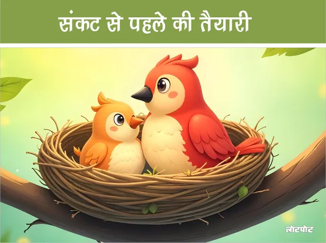 Motivational Story  Bird wisdom Preparation before crisis