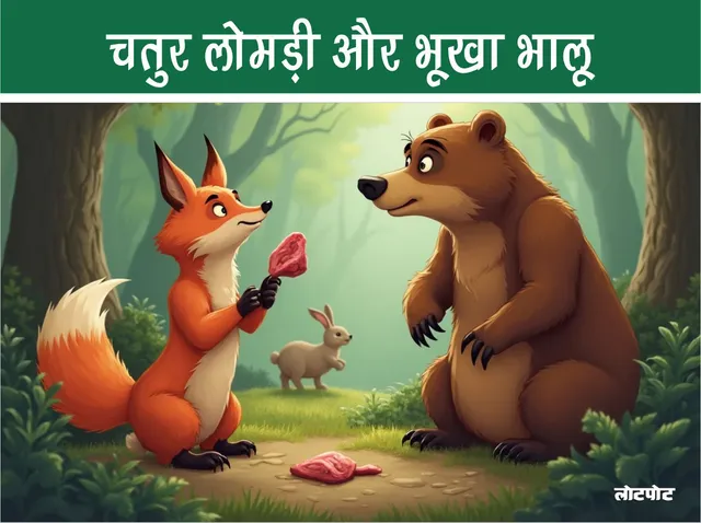 Jungle Story The Clever Fox and the Hungry Bear