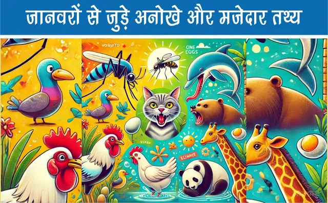 Unique and funny facts related to animals