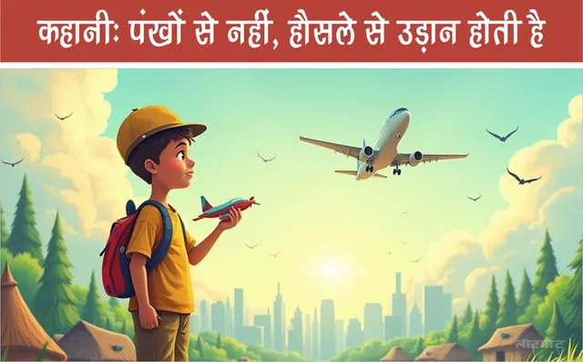 Motivational Story Flying is not done by wings but by courage