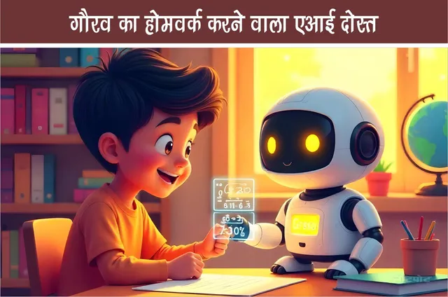 AI friend who does Gaurav's homework