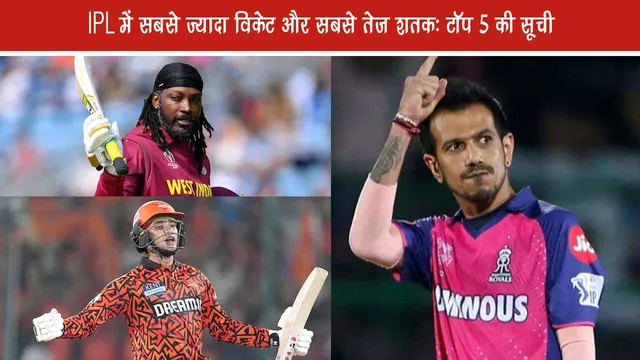 The highest wicket and fastest century in IPL: List of Top 5