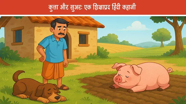 Dog and Pig An Educator Hindi Story