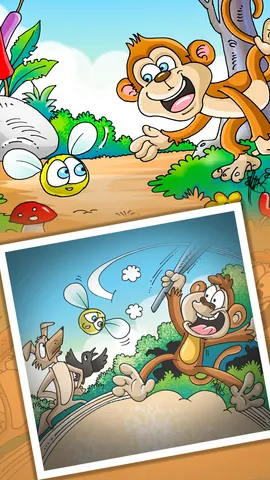 Jungle Story Firefly and Monkey (1)
