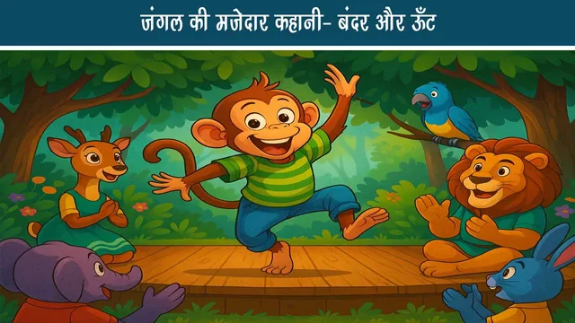 The Monkey and Camel Jungle Competition A Lesson-Filled Story